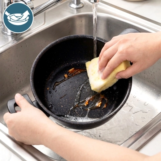 Könnyű tisztítás a mosogatógépben