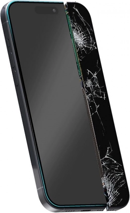 Repedésálló CRONG Nano Glass hibrid üveg iPhone 16 / iPhone 15 készülékekhez
