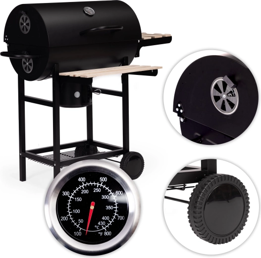 Teljes hőmérséklet-szabályozás grillezés közben
