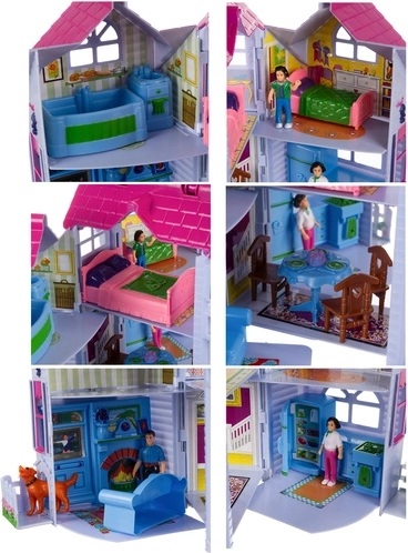 Hat részletes szoba és bőséges kiegészítők