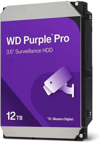 Western Digital Purple Pro 12TB 3,5" 256MB SATAIII merevlemez