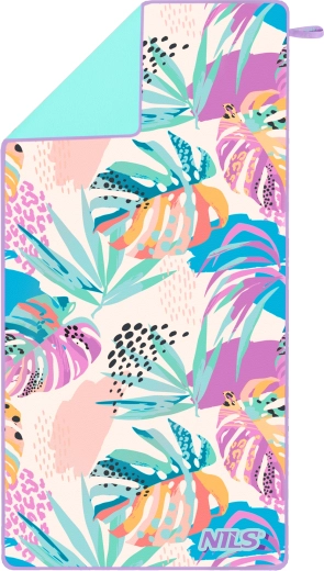 Gyorsan száradó mikroszálas törölköző NILS Camp NCR14 Flora