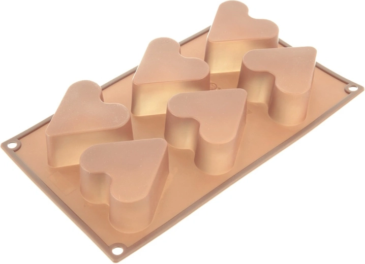 6 szívecske egyetlen sütésre