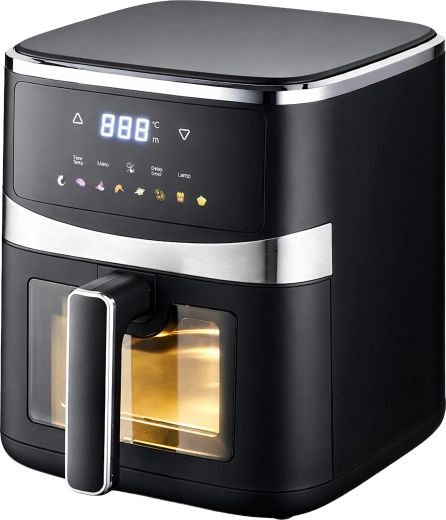 Forrólevegős fritőz (air fryer) 5 l, 1500 W, 8 program