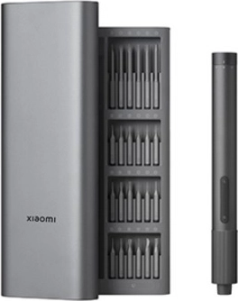 XIAOMI elektromos precíziós csavarhúzó mágneses tokban, 24 db S2 bittal