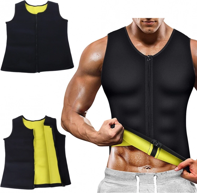 Férfi neoprén fitness póló edzéshez – XL