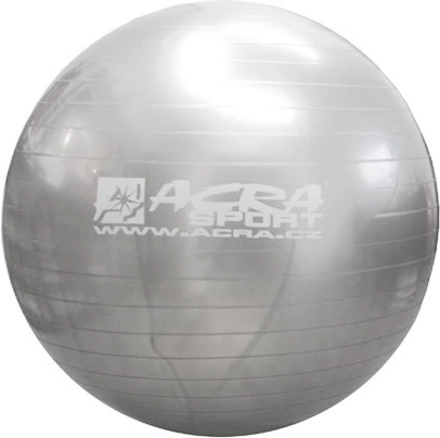 ACRA gimnasztikai labda 55 cm ezüst - 1 db