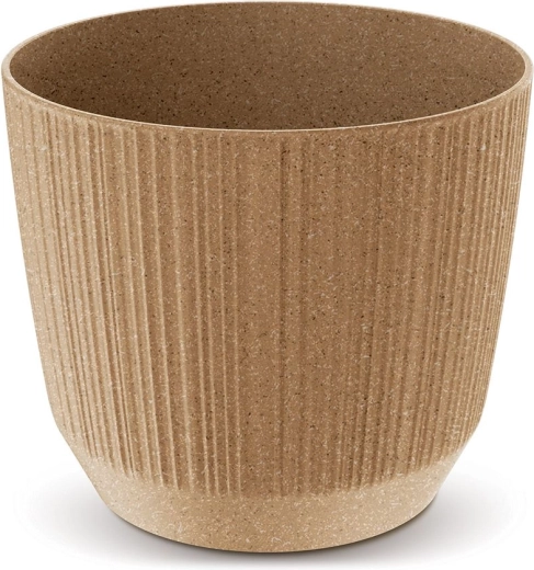 Ryfo Eco Wood virágtartó 14,6 cm – natúra