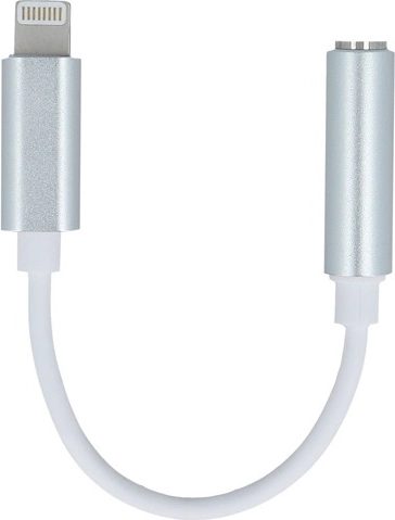 Setty Lightning – 3,5 mm audio jack adapter, fehér