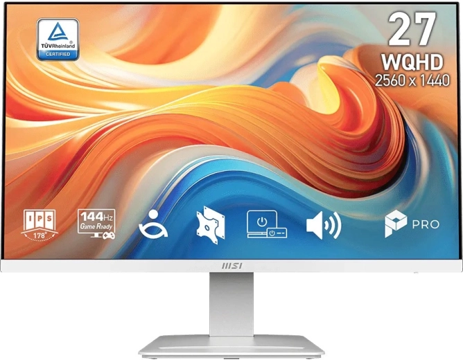 MSI PRO monitor 27" MP273QW – WQHD, 144 Hz, fehér