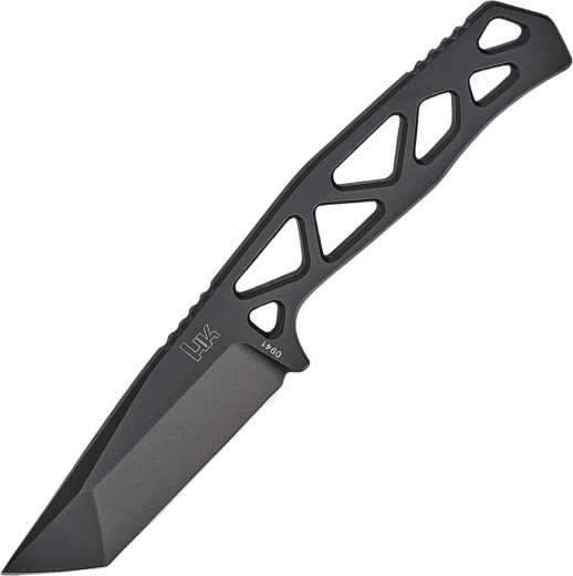 Heckler & Koch FX01 kompakt, teljes acélból készült kés Kydex tokkal