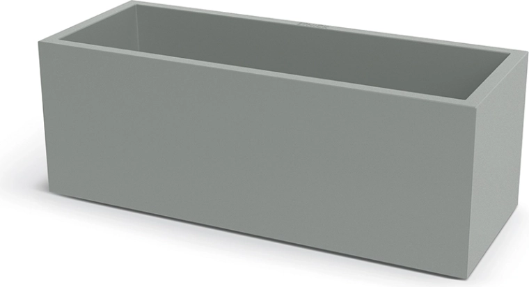 Cubla case virágláda 98 cm, betonszürke
