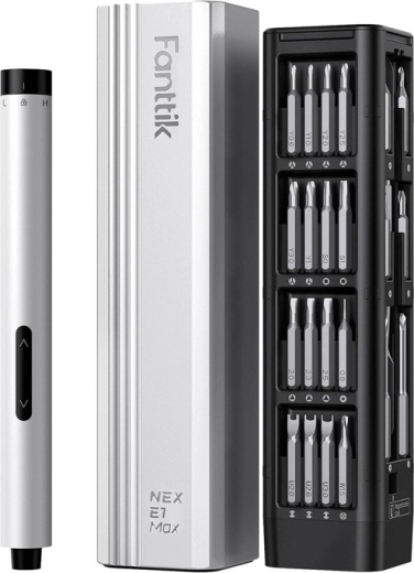 Fanttik E1 Max 3,7 V precíziós elektromos csavarhúzó készlet – ezüst
