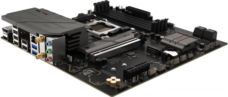 VRM, M.2 és chipkészlet hűtés