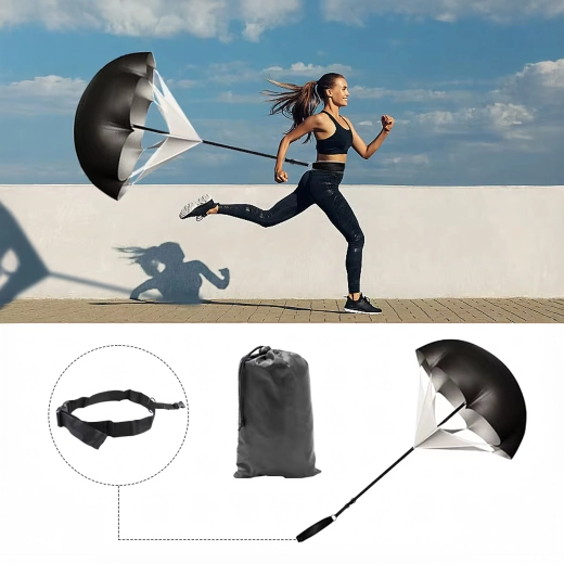 Futó ellenállási ejtőernyő az robbanékony gyorsaságért