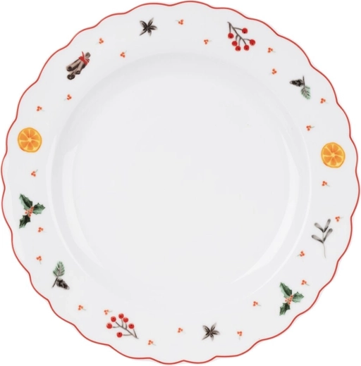 Vánoz illata porcelán desszerttányér 20 cm