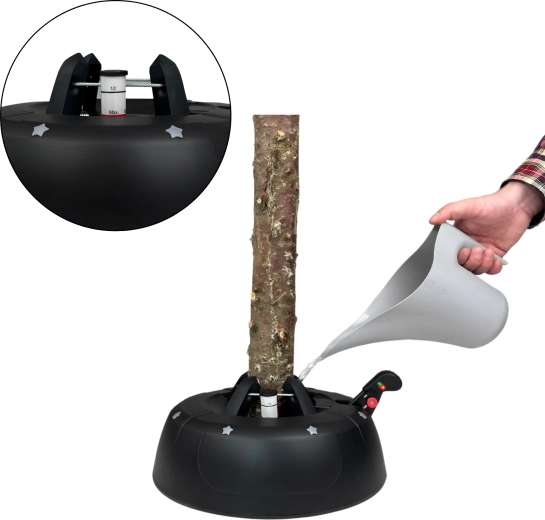 Integrált 2 l-es tartály szintjelzővel