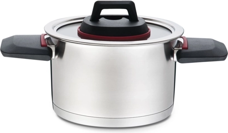 Rozsdamentes edény Maestro 2,3 l fedővel