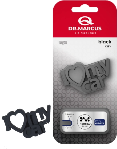Dr. Marcus City I Love My Car Black autóillatosító