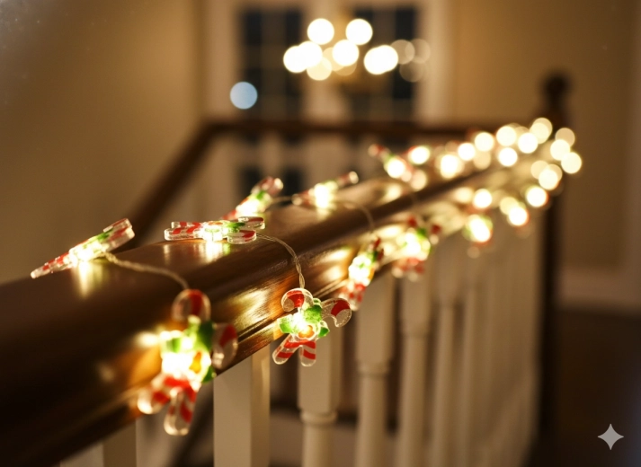 Ideális a fára, koszorúra és korlátra