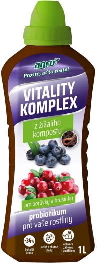 AGRO Vitality Komplex áfonyával, vörösáfonyával és probiotikumokkal 1 l