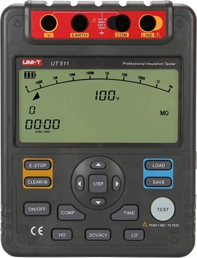 Uni-T UT511 szigetelési ellenállásmérő