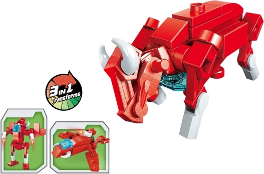 Qman többváltozatos harci csapat – vad bika 3 az 1-ben