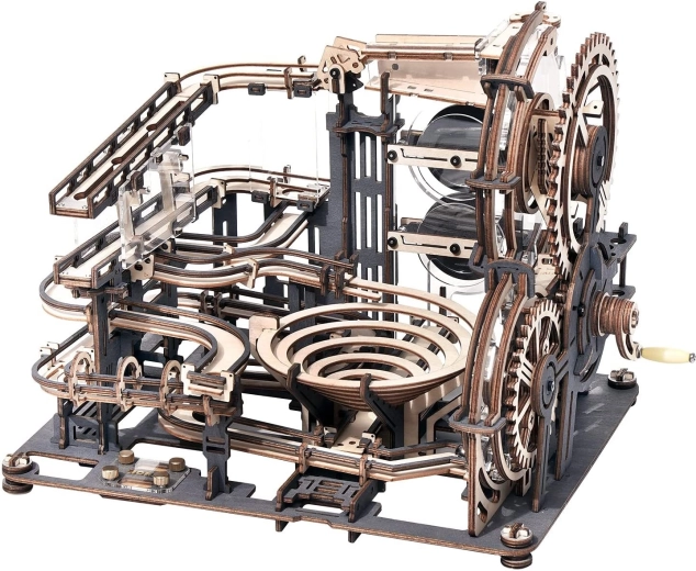 ROKR Márvány Éjszakai Város - Fa 3D Golyópálya