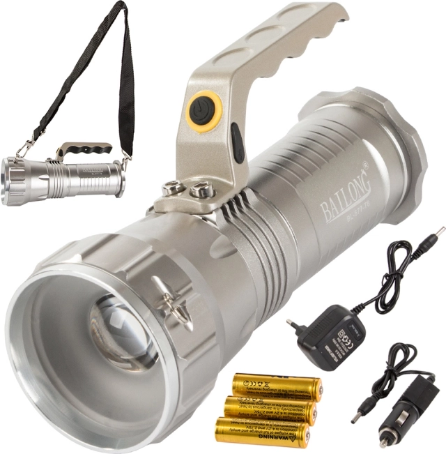 Vojenská zseblámpa Bailong CREE LED XM-L T6-tal