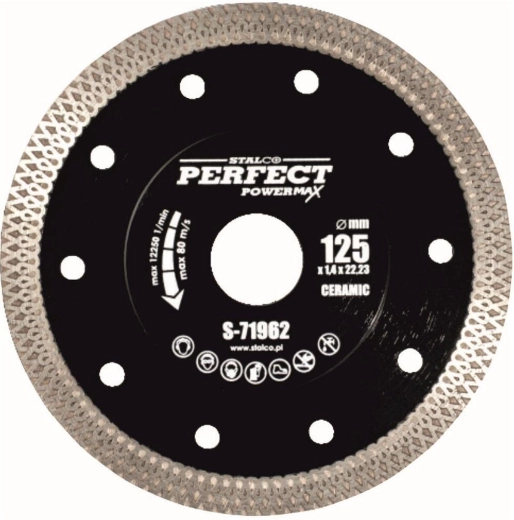Stalco gyémánt vágókorong kerámiához 125 mm