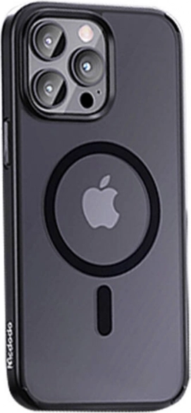 Mágneses tok iPhone 15 Pro fekete