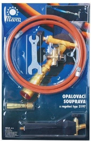 Propán-butános égetőkészlet kerek égővel