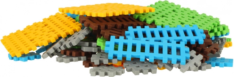 Konstruktív építőkészlet Mini Waffle - Nagy készlet Gazda