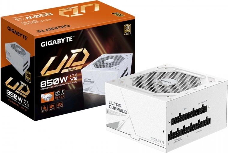 Moduláris tápegység 850 W 80+ Gold ATX 3.1 PCIe 5.1-gyel (GP-UD850GM PG5 V2 ICE)
