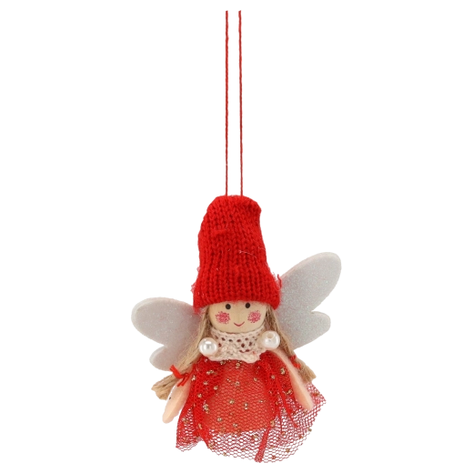 Varázslatos angyal piros sapkával