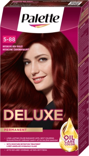 Palette Deluxe intenzív vöröseslila tartós hajfesték 50 ml