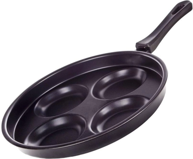 24 cm-es palacsintasütő 4 rekesszel, tapadásmentes felülettel