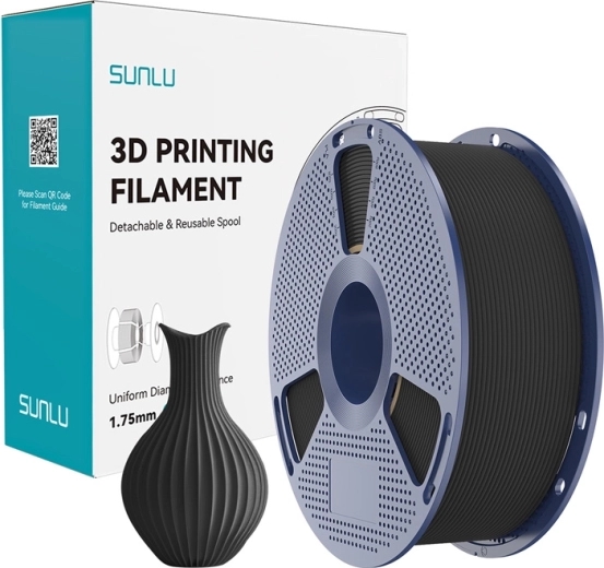 Sunlu PLA Classic fekete filament 1,75 mm 1 kg