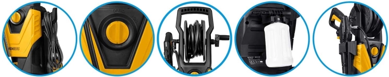 Integrált tömlőorsó és teljes felszereltség