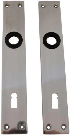 Alumínium ajtórozetta kulcshoz 90 mm (1 pár)