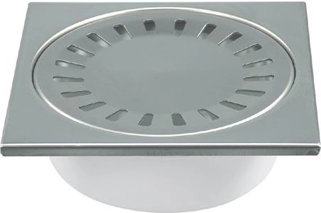 Alsó padlóösszefolyó PV DN 50/55 rozsdamentes