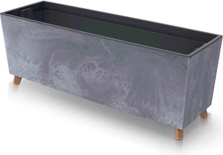 URBI CASE virágláda betonhatású 77 cm, marengo