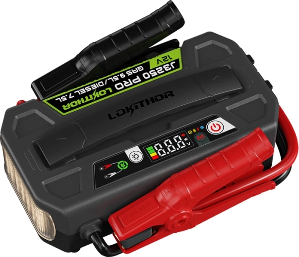 Lokithor J3250 Pro indító booster 3250 A (74,24 Wh)
