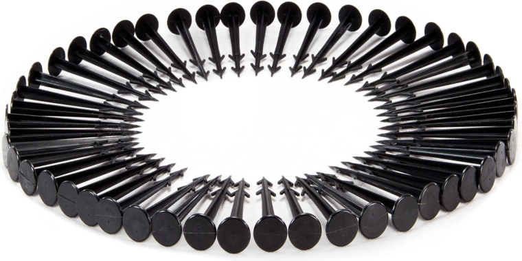 Stabil rögzítés a csomagban lévő 100 cöveknek köszönhetően