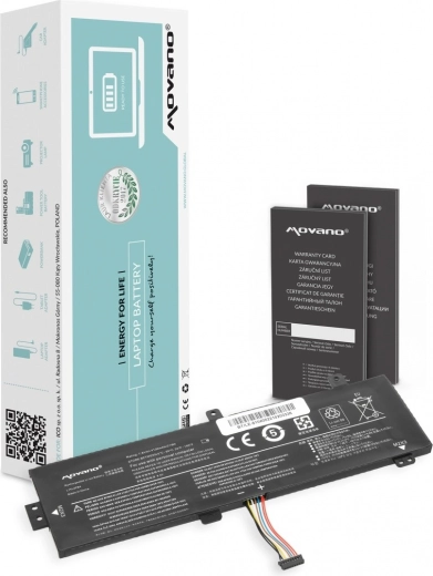 Movano L15L2PB4 akkumulátor Lenovo IdeaPad 510-15ISK-hez 4100 mAh (31 Wh)
