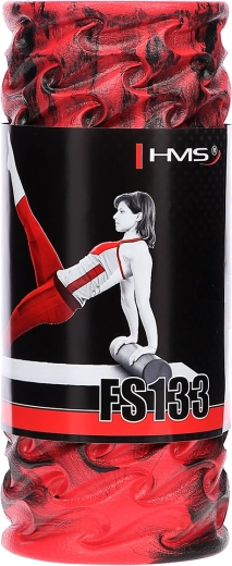 HMS FS133 masszázsheng henger 33 cm piros