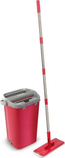 Lamart Clean takarítókészlet lapos mop felmosóval, 11 l