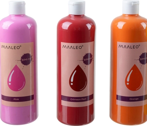 18 élénk szín 500 ml-es kiszerelésben