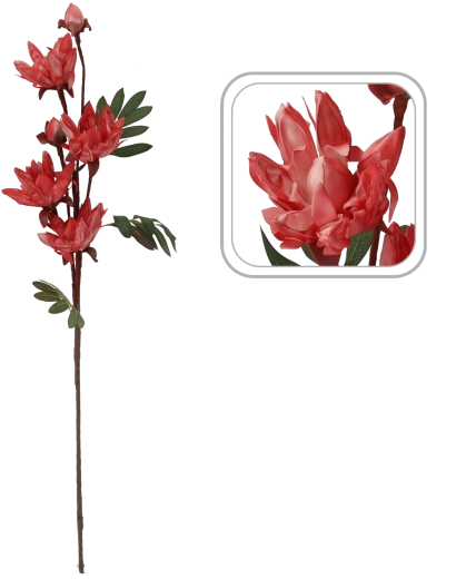 Dekoratív művirág 93 cm rózsaszín