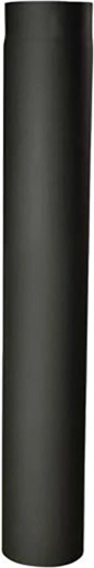 Füstcső 200 mm, hossz 1000 mm, falvastagság 1,5 mm, fekete